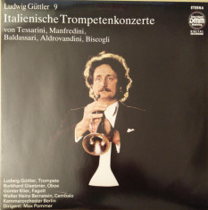 VINIL Ludwig G&amp;uuml;ttler &amp;lrm;&amp;ndash; Italienische Trompetenkonzerte (EX) foto