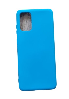 Huse silicon antisoc cu microfibra interior Samsung S20 Plus Albastru Ocean foto