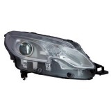 Far Peugeot 2008, 03.2013-06.2016, partea Dreapta, cu lumina timp de zi tip LED; tip bec H7+H7+PWY24W; electric; argintiu; fara motor, Depo