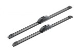 Stergator parbriz Bosch Aerotwin Retrofit, cauciuc+grafit, diverse lungimi (350-750mm), tip prindere carlig/universal, negru