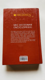 Mic Dictionar Enciclopedic, editura NICULESCU 2005