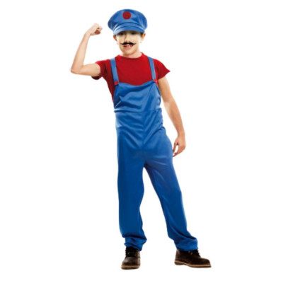 Costum Super Mario Nintendo pentru copii 7-9 ani 122 - 134 cm foto