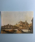Calendar 1984 București podul Mihai Vodă la 1794 acoarela de epoca