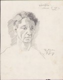 A1701 Schiță de Dimitrie &bdquo;Puiu&rdquo; Eitel, 1938, semnată