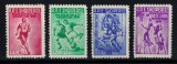 ALBANIA 1959 - Sporturi nationale, fotbal, baschet, atletism/serie completa MNH, Nestampilat
