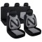 Set Huse Scaun Nero Gri, Umbrella