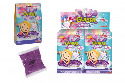 GLIBBI SLIME UNICORN CU SCLIPICI foto