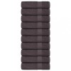 Prosoape de dus 10 buc Antracit 70x140 cm 360 g/m&sup2; 100% bumbac
