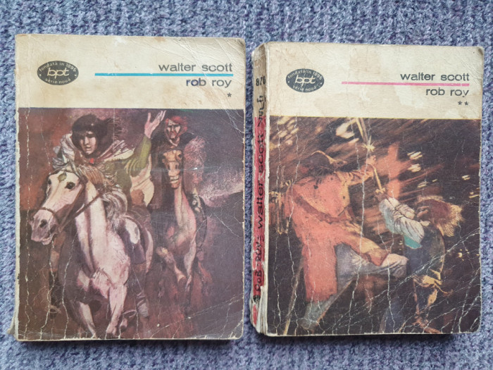 Walter Scott &ndash; Rob Roy (2 vol), 1976, BPT nr 869-870, 540 pag