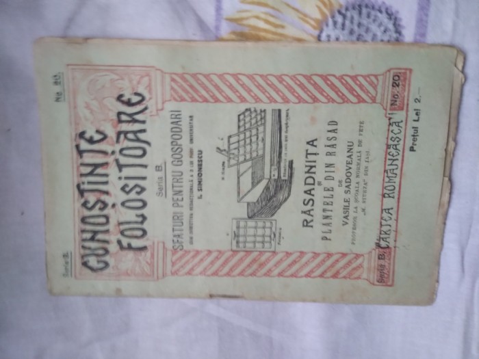 Cunoștințe Folositoare no 20 Seria B