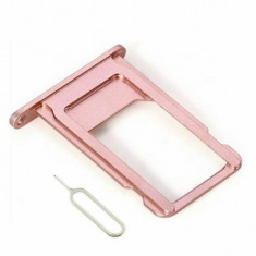 Suport sertar cartela iPhone 6S Plus, cheita, ac deschidere slot sim, Rose Gold foto