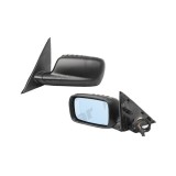 Oglinda exterioara Bmw Seria 7 (E65/E66) 09.2001-10.2008 partea stanga View Max Albastra Asferica Carcasa neagra, pliabila cu memorie