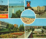 CPIB 16266 CARTE POSTALA - NEPTUN. MOZAIC, STATIUNEA BALNEOCLIMATERICA