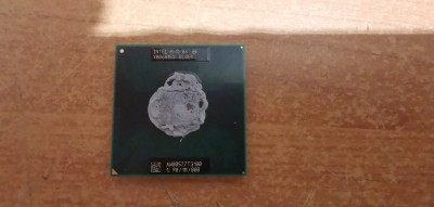 CPU Laptop Intel Celeron Dual-Core T3100 1.90GHz 1MB 800 Slgey foto