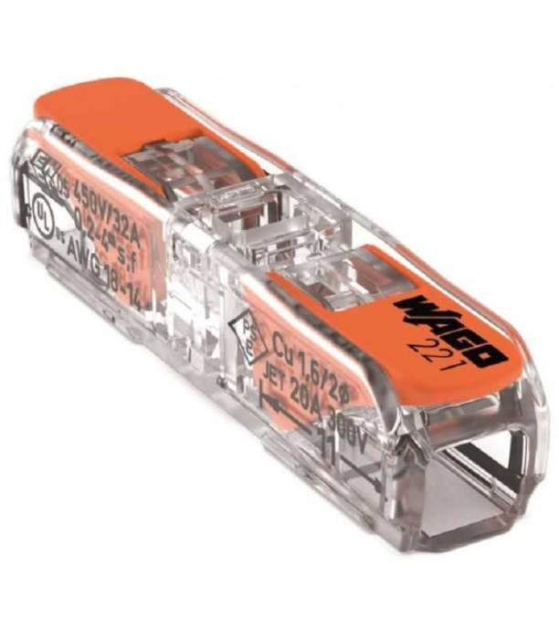 Conector de imbinare in linie cu parghie WAGO 221-2411
