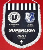 Fanion de protocol-oficial - meci fotbal UNIVERSITATEA CLUJ - FARUL CONSTANTA (sezonul 2026-2027 - etapa 1)