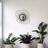 Cumpara ieftin Oglindă de perete decorativa Euro Negru 69x8x60 cm