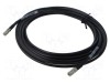 Cablu coaxial 7m 75&Omega; DIN mufă drept ecranat negru 3M