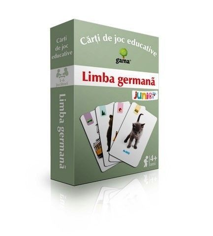 Limba germana - carti de joc educative