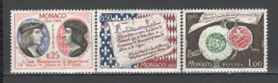Monaco.1962 450 ani Independenta SM.409 foto