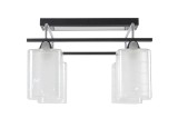 Lustra Niege Crom+Negru+Alb 4xE27 60W