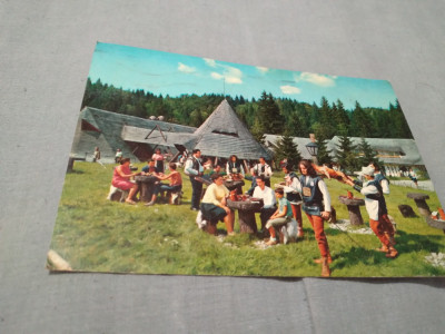 CARTE POSTALA POIANA BRASOV SURA HAIDUCILOR CIRCULATA foto