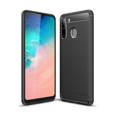 Husa silicon Samsung Galaxy A21 - Negru foto