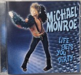 Michael Monroe &lrm;&ndash; Life Gets You Dirty [ CD, album ] vg+ / vg+ Steamhammer 1999 Europa _ hard rock