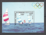 Mauritania.1984 Medaliati olimpici LOS ANGELES-Bl. SM.38, Nestampilat