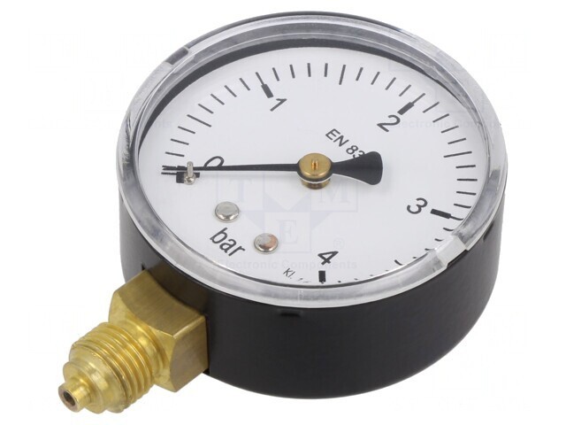 Manometru 0-4bar 63mm Lichide și Gaze Inerte