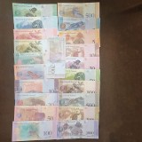 Venezuela: 21 Bancnote Diferite UNC, Tema Fauna - Colectie Completa Animale, Bancnote America de Sud
