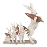 Cumpara ieftin Figurina Iepurasi Paste polirasina multicolora 34x13x33 cm