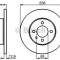 Disc frana VW PASSAT Variant (3A5, 35I) (1988 - 1997) BOSCH 0 986 479 B30