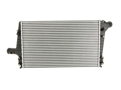 Intercooler Audi A6 (C5/B6), 04.1997-08.2005, motor 2.5 TDI, diesel, aluminiu brazat/plastic, 658x415x26 mm, fara senzor de presiune; alezaj senzor 1 foto