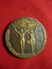 Placheta Sportiva URSS - Comitetul pt.Educatie Fizica si Sport ,d=5,2cm, Europa