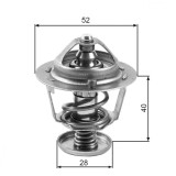 GATES TH24782G1 termostat,lichid racire