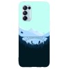 Husa compatibila cu Oppo A5 (2020) model Mountain Bridge, Silicon, TPU, Viceversa, Transparent, Carcasa