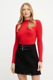 Morgan pulover MAIKIA femei, culoarea roșu, light, cu turtleneck, MAIKIA