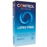 CONTROL - FREE SIN LATEX CONDOMS 5 UNITS, CONTROL CONDOMS