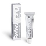 Vopsea Gene si Sprancene RefectoCil 1.1 Graphite, 15ml - Acoperire Fire Albe, Uz Profesional, Rezistenta 6 Saptamani
