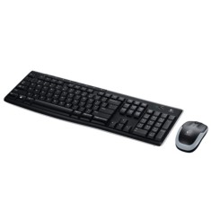 Kit Tastatura si Mouse Wireless MK270 Logitech, USB, Negru