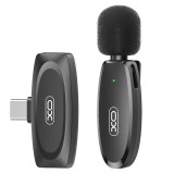 Cumpara ieftin Microfon tip Lavaliera, XO Wireless, pentru telefon, conector USB-C, reducere zgomot fundal, AI Noise