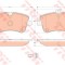 Set placute frana,frana disc MERCEDES CLS (C219) (2004 - 2011) TRW GDB1413