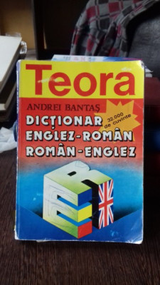 DICTIONAR ENGLEZ - ROMAN ROMAN - ENGLEZ - ANDREI BANTAS foto