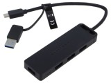 Hub USB VENTION 3.0 5 porturi negru 0,15m ABS
