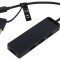 Hub USB VENTION 3.0 5 porturi negru 0,15m ABS