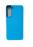 Husa silicon protectie camera cu microfibra Samsung Galaxy S22 Plus Albastru