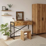 vidaXL Masă de Machiaj Maro 100 x 40 x 120 cm Lemn Solid de Acacia 374115