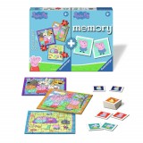 Cumpara ieftin Puzzle + Joc Memory Peppa Pig, 25/36/49 Piese, Ravensburger