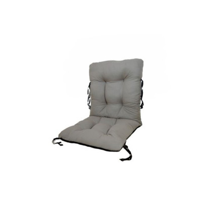 Perna sezut/spatar pentru scaun de gradina sau balansoar, 50x50x55 cm, culoare gri foto